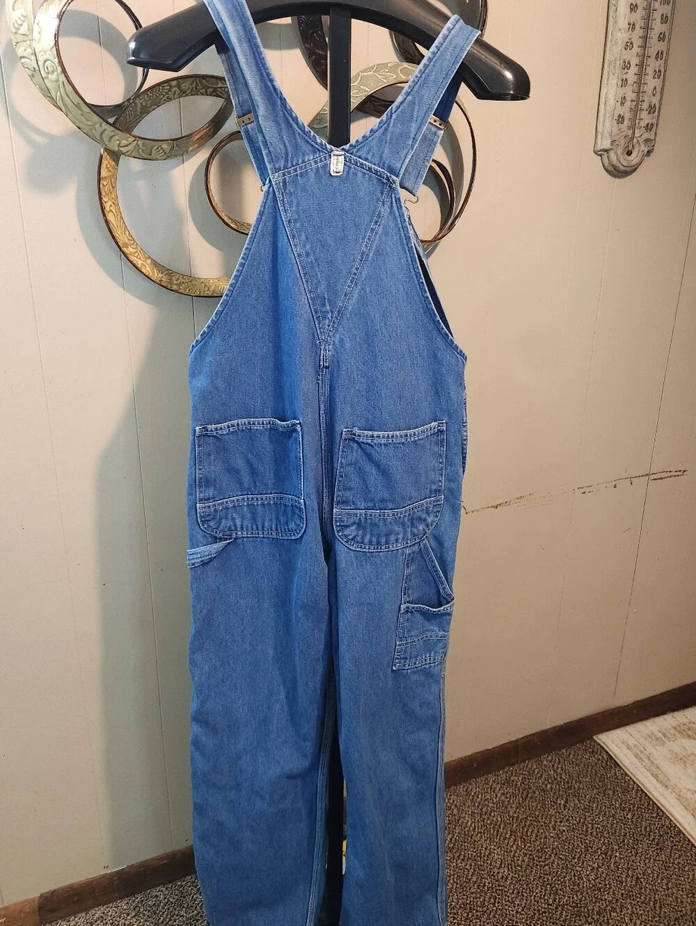 KEY Enzyme Washed Denim Bub Overalls
